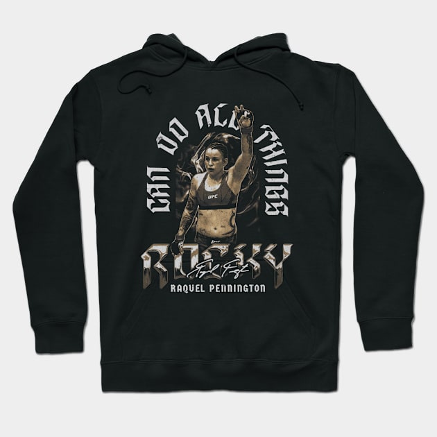 Raquel Pennington Grunge Hoodie by ganisfarhan